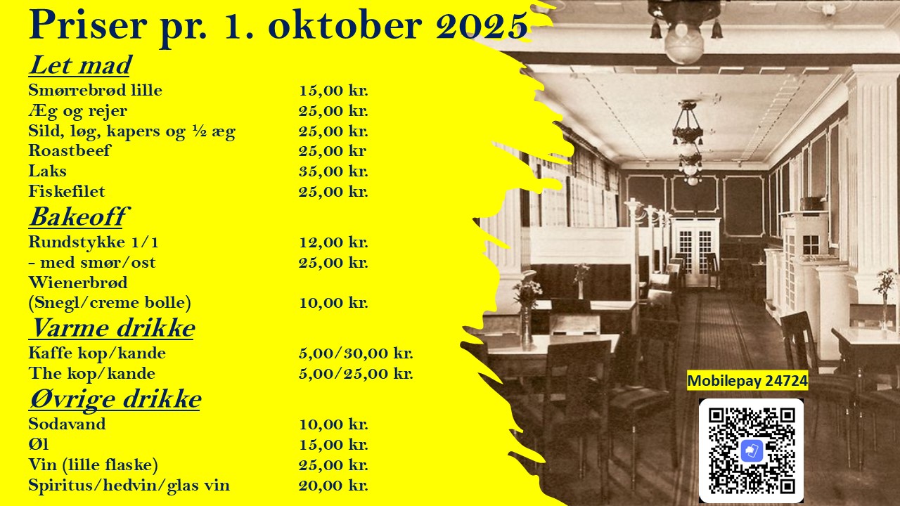 Nye  priser pr 01102025